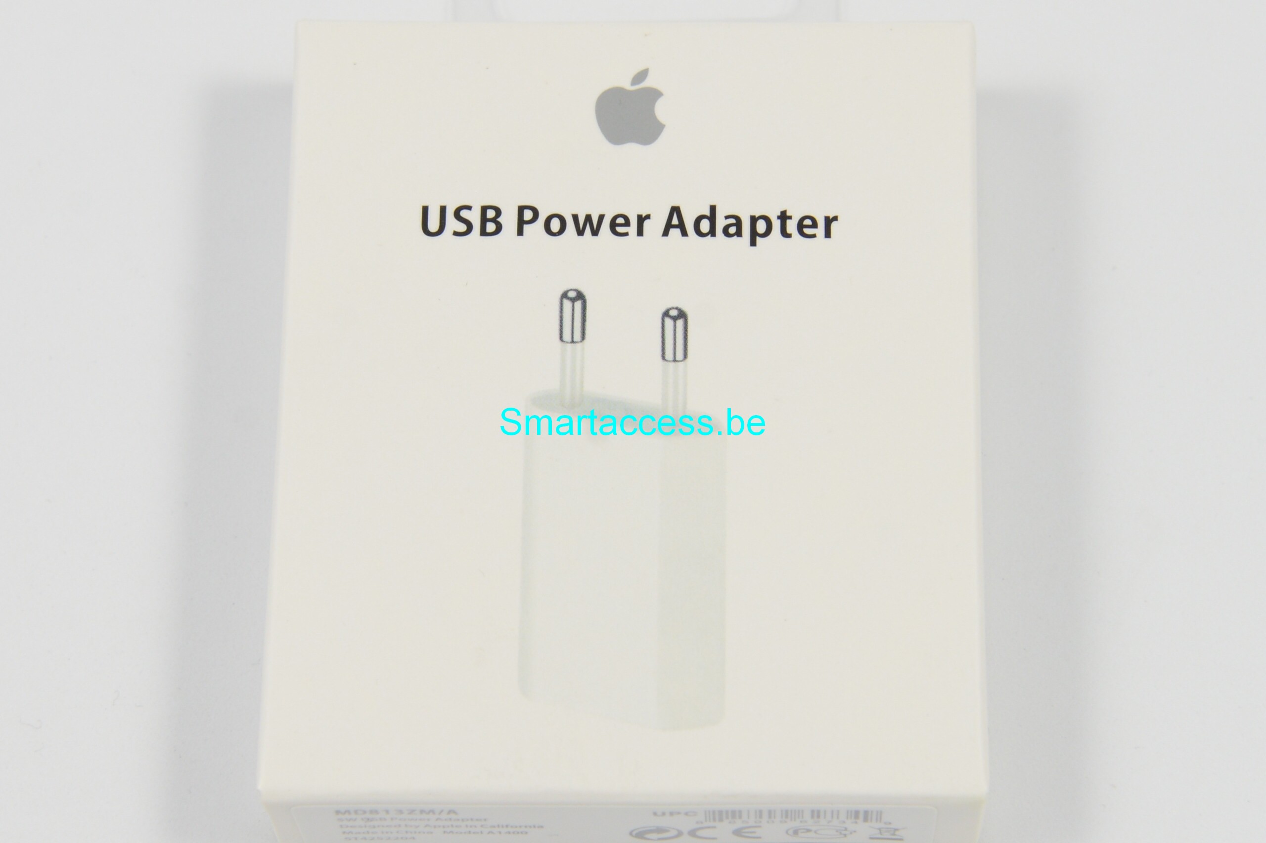 Original Apple chargeur secteur blanc USB 5W